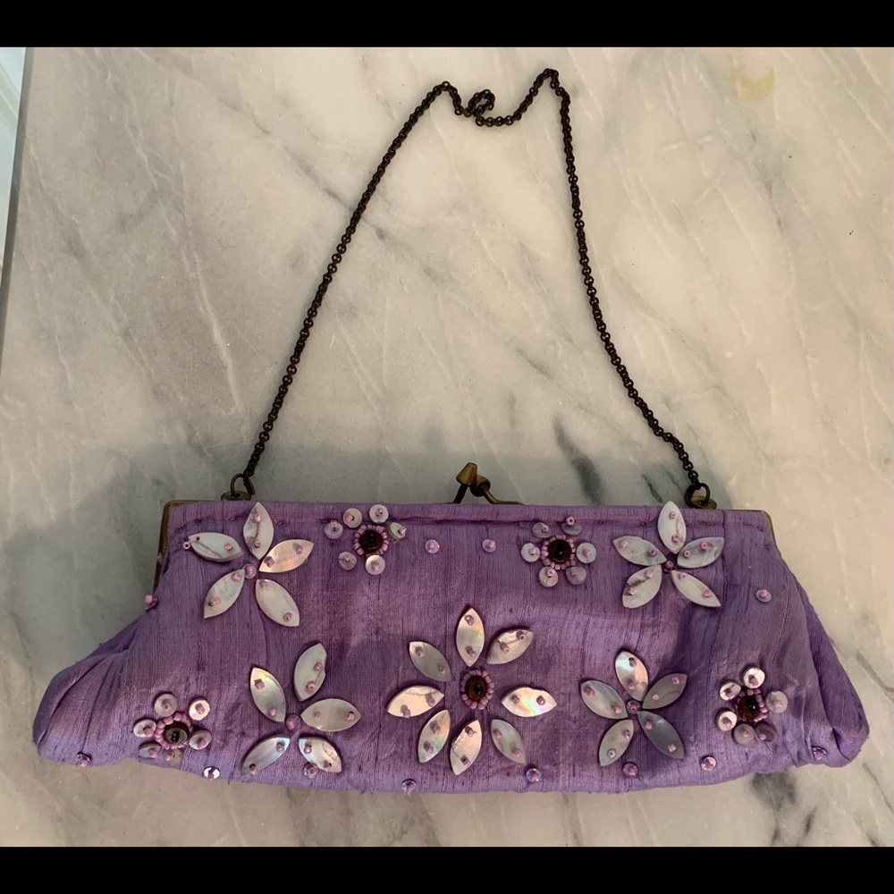NWOT Light Purple Clutch purse